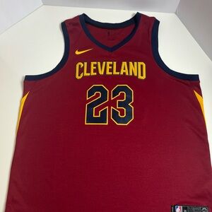 Cleveland Basketball Jersey - Maroon and Yellow